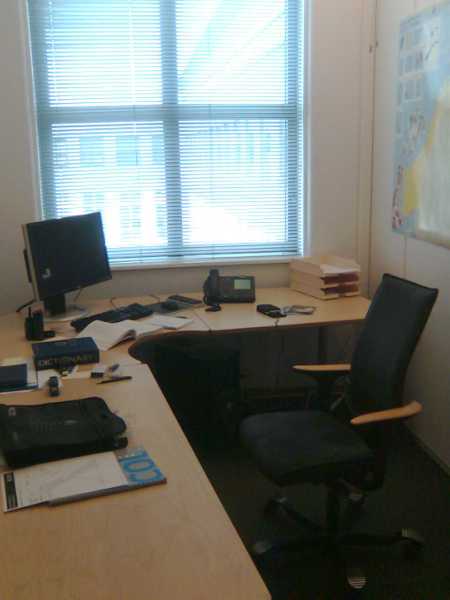 Room S316 - meu gabinete na Schlumberger. 